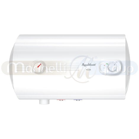 Scaldabagno elettrico boiler scaldino ad accumulo rapido lt 50 litri ORIZZONTALE Aquaverso Teano