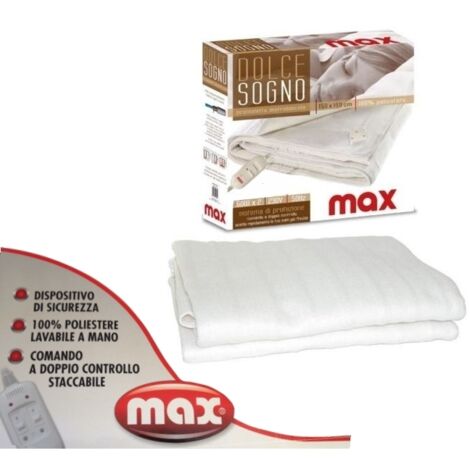 Scaldaletto/Scaldasonno/Coperta elettrica matrimoniale Max - Dolcesogno