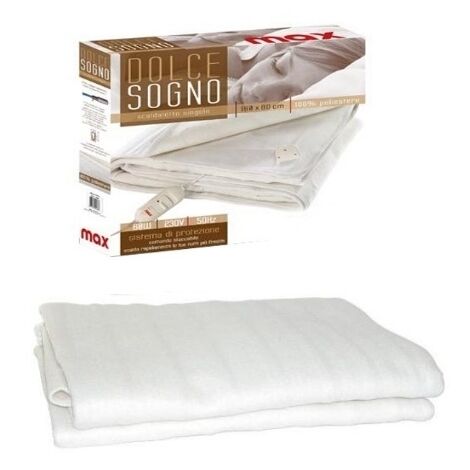 Scaldaletto/Scaldasonno/Coperta elettrica singola Max - Dolcesogno