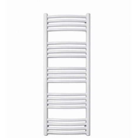 Scaldasalviette ad acqua calda bianco 1380mm di altezza e 486mm di larghezza - 582 Watt - LEN1380/486SXB