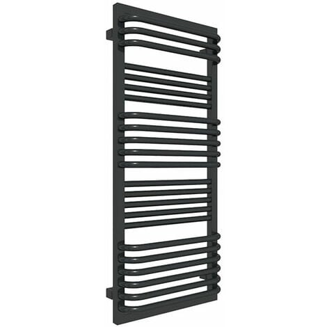 Termoarredo scaldasalviette 1300x500 mm colore nero