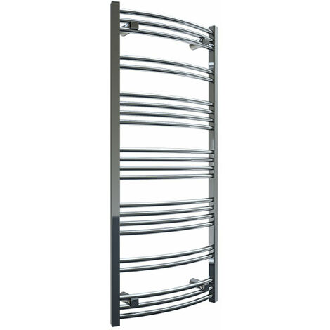 Scaldasalviette cromato ad acqua calda 1149mm di altezza 400mm di larghezza - 252 Watt - JAD1149/400SXCRO