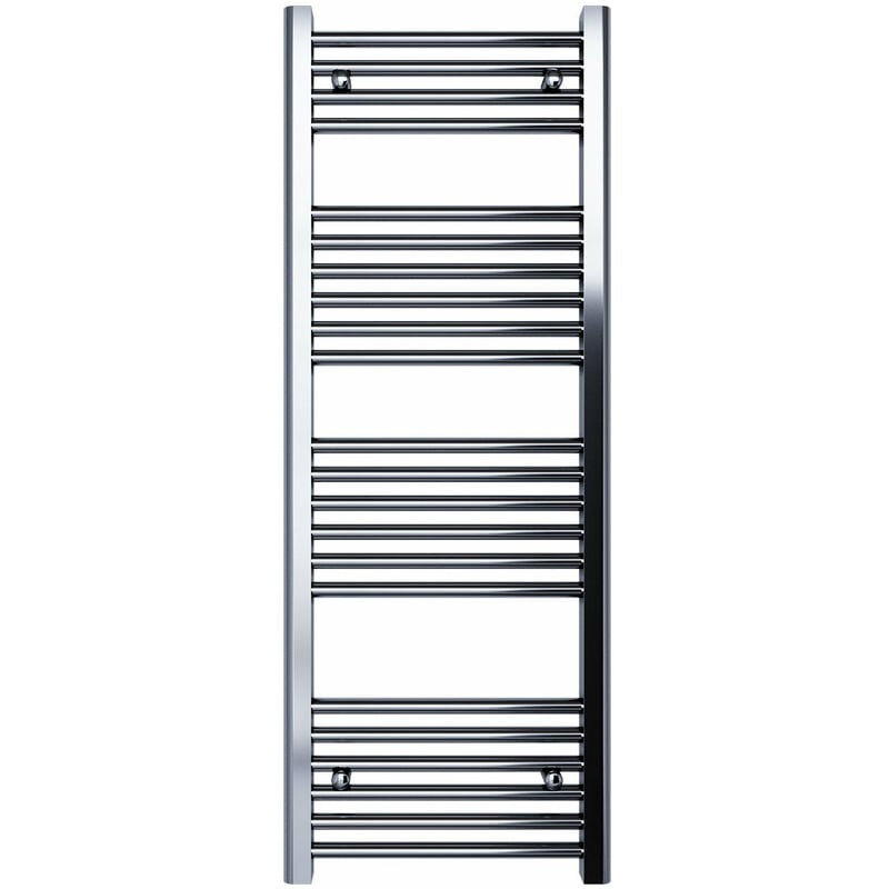 Scaldasalviette da Bagno in Acciaio H1200 mm Bonussi Stand Dritto Cromo 1200x450 mm