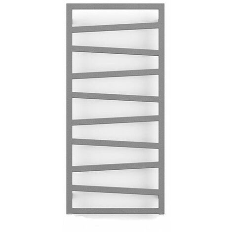 Scaldasalviette Elettrico Grigio alto 1070mm e largo 500mm - 400 Watt - ZIG1070/500E8SPP