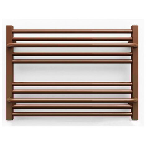 Scaldasalviette elettrico marrone alto 500mm e largo 600mm - 300 Watt - LIM500/600E18004