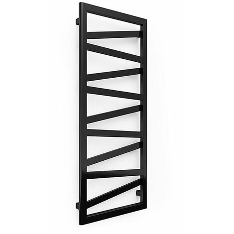 Scaldasalviette elettrico nero 510mm di altezza e 400mm di larghezza - 200 Watt - WIN510/400E1N
