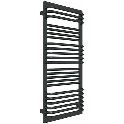 Scaldasalviette elettrico nero 600mm di altezza e 500mm di larghezza - 400 Watt - POC600/500E1N