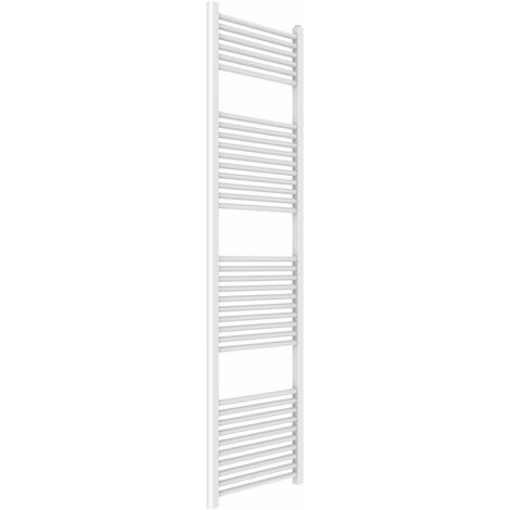 Scaldasalviette idraulico termoarredo 180 x 50 cm colore bianco Ercos Tekno ASTEKF901005001800  L500 H1800 Z450