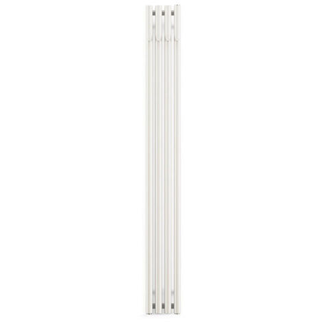 Scaldasalviette misto bianco di 1200mm di altezza e 150mm di larghezza - 242 Watt - ROL1200/150HANV2B