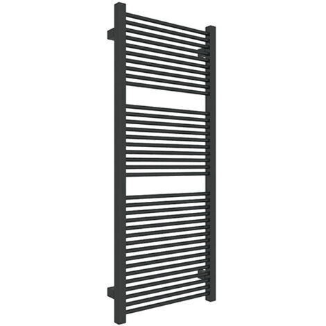 Scaldasalviette misto nero  1635mm di altezza e 430mm di larghezza - 716 Watt - MIK1635/430V2N