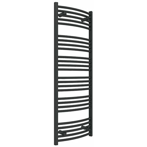 Scaldasalviette misto nero  786mm di altezza e 400mm di larghezza - 305 Watt - DOM786/400Z1N