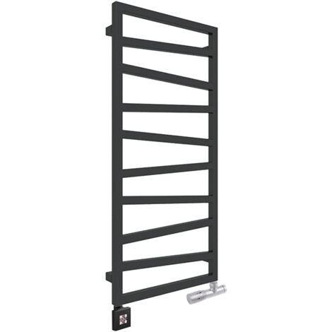 Scaldasalviette misto nero - (HxL) 1070x500 mm - 400 Watt - 418 Watt - ZIG1070-500V2N