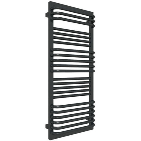 Scaldasalviette misto nero - (HxL) 1400x600 mm - 1000 Watt - 1013 Watt - POC1400-600Z8N