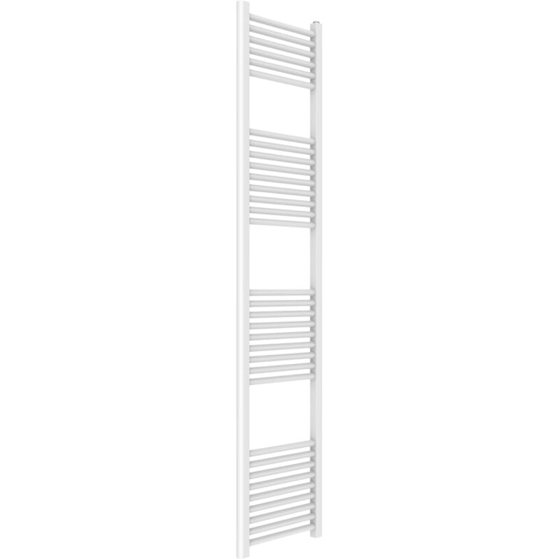 Kiamami Valentina - Porte Serviettes Chauffant Pour Salle De Bain Blanche 40X180