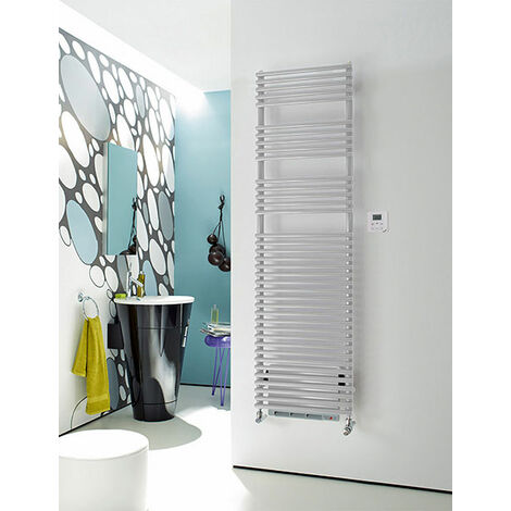 Scaldasalviette soffiante con acqua calda bianco - HxL: 1798x496mm - 880 Watt - LF-170-50/IFS/B