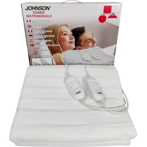 Scaldasonno - Coperta Elettrica Matrimoniale, 2 Temperature - Morbida e Calda