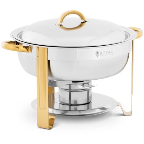 Set Scaldavivande Montpellier 21 Pezzi | Acciaio Inox | 3 Contenitori GN Per Catering