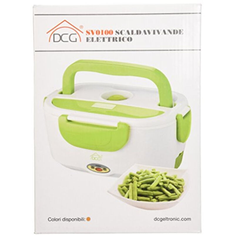 DCG - Scaldavivande Termico Thermos Per Pranzo Porta Cibo Bevande Portatile Elettrico