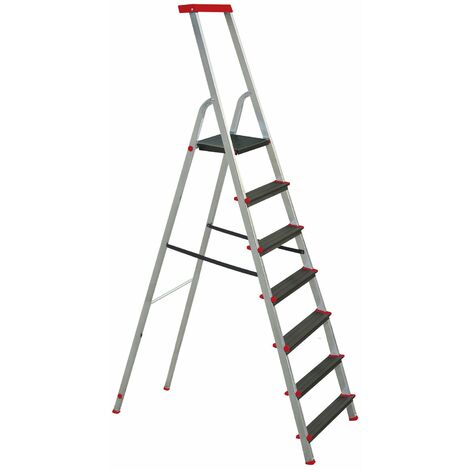 SCALA ALLUMINIO STEP UP PROFILO A U - 8 GRADINI