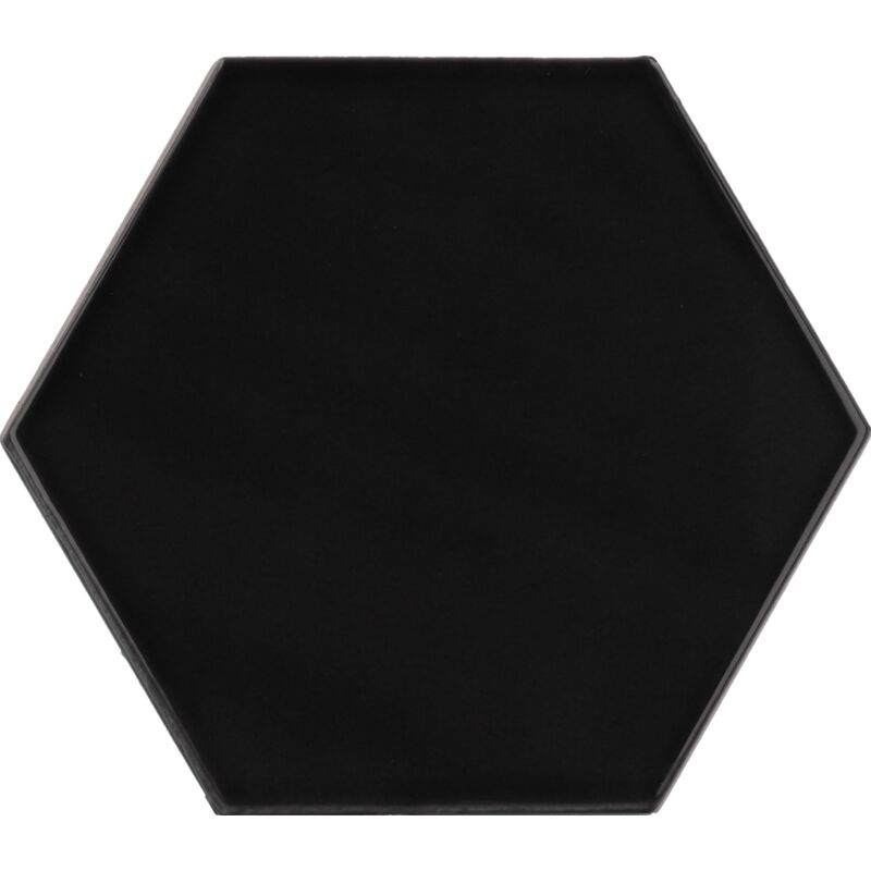 Scale Hexagon Black 12,4X10,7cm.