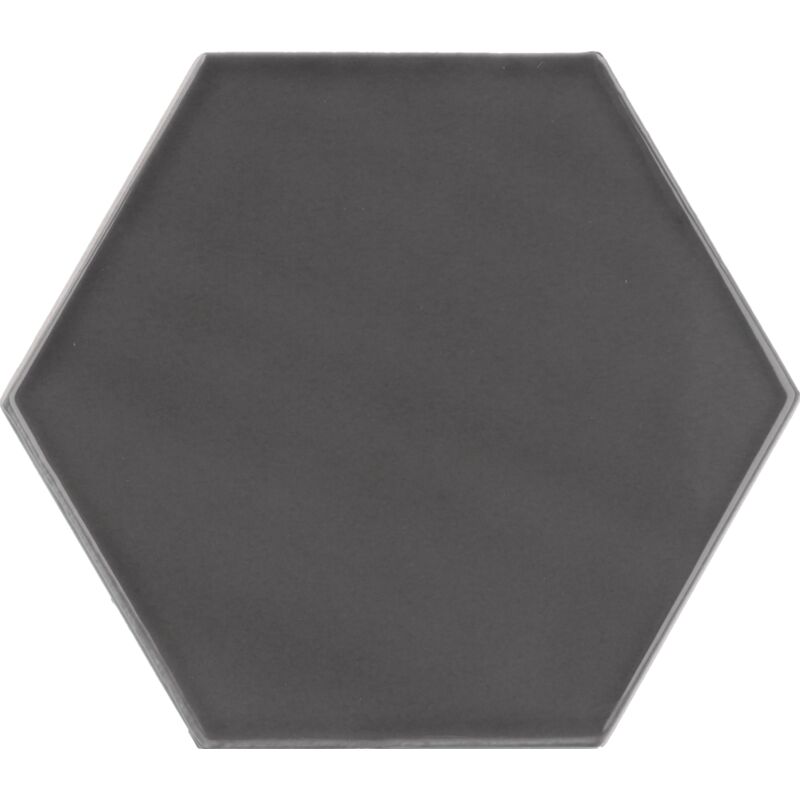 Scale Hexagon Dark Grey 12,4X10,7cm.