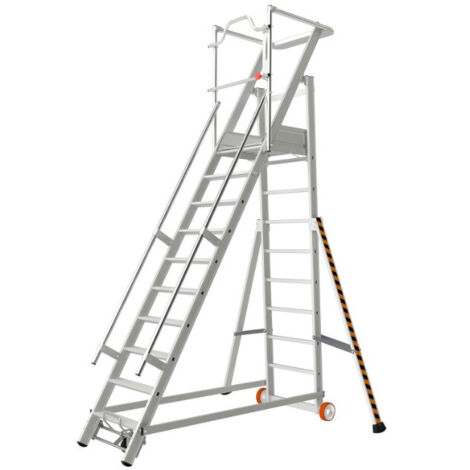 Scaletta 10 gradini - altezza max di lavoro 4.18m - 2271110