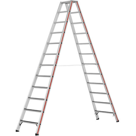 Scaletta 2x10 gradini - Altezza massima di lavoro 3,8m - 862420