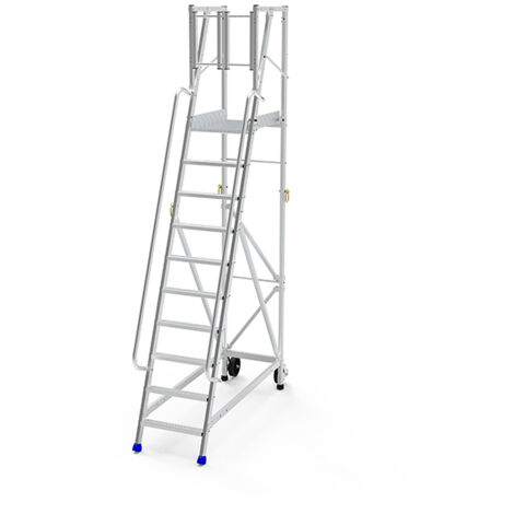 Scaletta 8 gradini  - Altezza massima di lavoro 4.00m - ER8SF-P