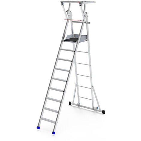 Scaletta 9 gradini - Altezza max di lavoro 4.25m - PIRL9RM