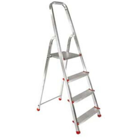 Scaletta en aluminium domestique - Promo ALU passe de 3 à 7 étapes 4 Gradini - H. da terra/piattaforma 76 cm