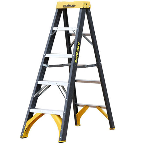 Scaletta isolante 5 gradini - Altezza massima di lavoro 2.40m - 462805