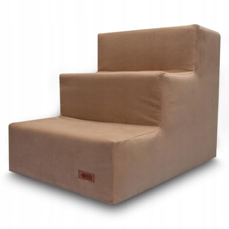 Scaletta per cani per divano e letto beige york bulldog HUGGY DOGGY Climber S