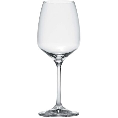Scaligero Coffret de 6 Verres pour Dégustation de Vins Blancs Structurés et Rouges Jeunes en Verre Sonore Supérieur Transparent Capacité 45 cl Premium