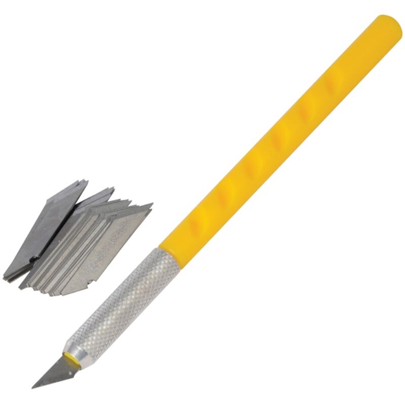 Scalpel et 25 lames Silverline 456928