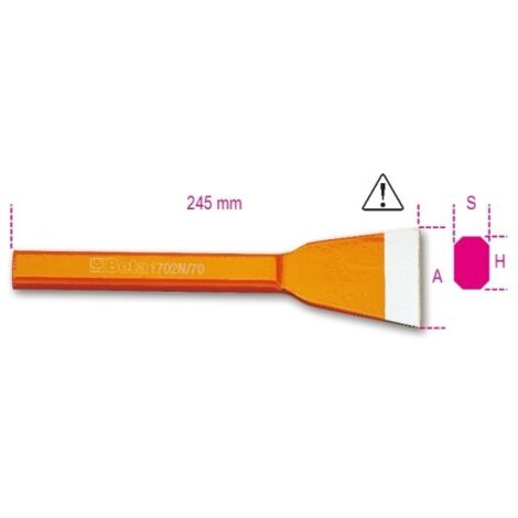 Scalpelli a tagliente extrapiatto A mm 70 art. 1702N