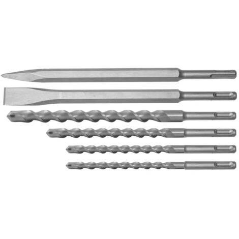 Scalpelli e punte da muro sds-plus serie 6 pezzi 1461130 valex