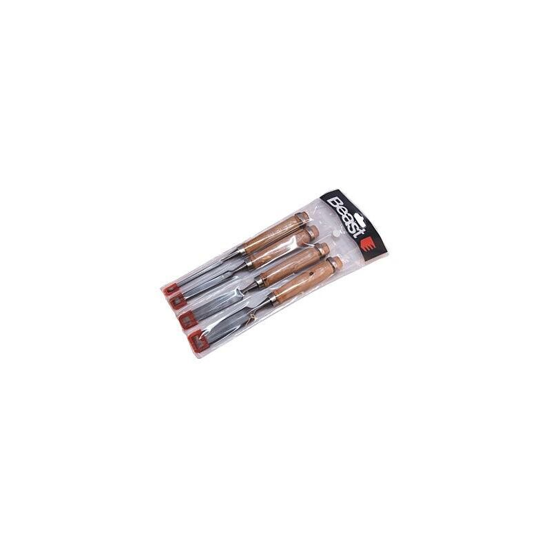 Image of Set di 4 scalpelli in legno, 6 – 12 – 18 – 24 mm, per legno