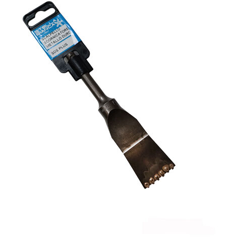 SCALPELLO A BOCCIARDA SCORNICIATORE SDS-PLUS 6 DENTI 175mm STELLA BIANCA