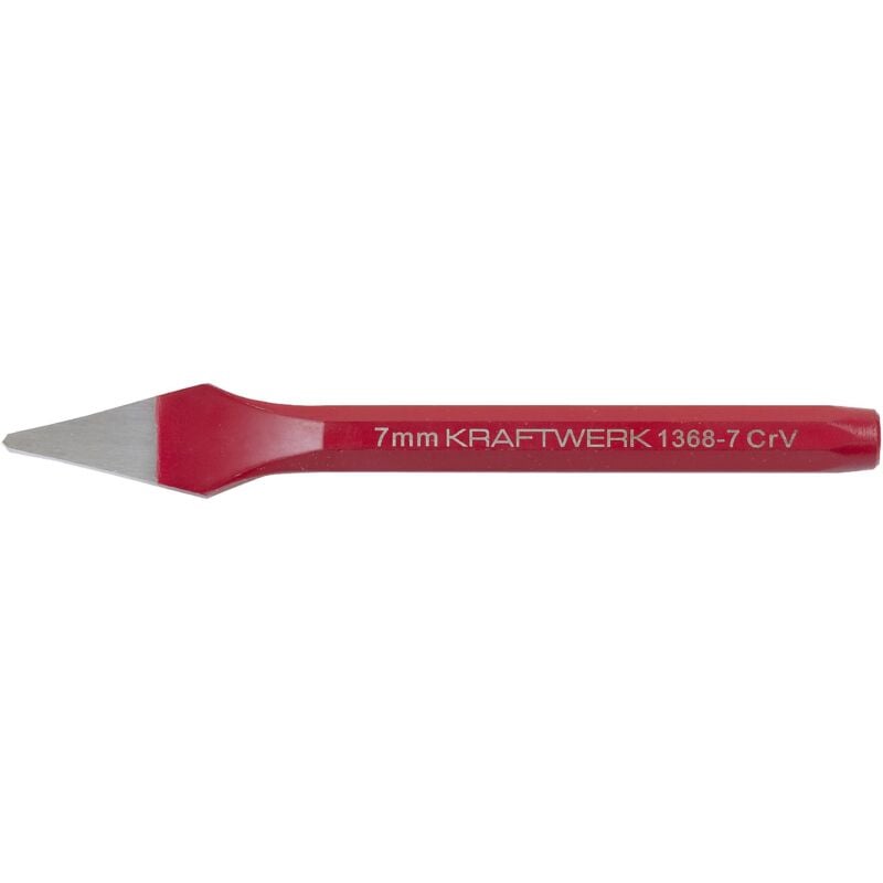 Scalpello ad unghia verniciato 7mm x 165mm