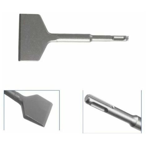 Scalpello per piastrelle, scalpello piatto, angolato Carivent 165 x 75 mm, scalpello professionale largo per piastrelle