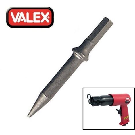 Scalpello punta 125 mm attacco esagonale valex - 1463178