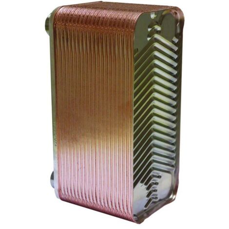 Scambiatore di calore a piastre saldobrasate scambiat.calore saldobrasato 10 piastre bv018/010 att.3/4"