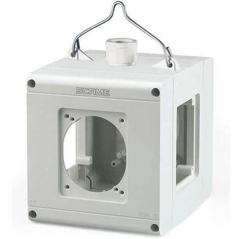 Scame adattatore contenitore vuoto 4 uscite con fori 623.4500-000