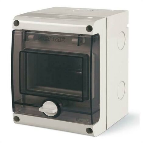 Scame cassetta di derivazione 106 con finestra 4 din 576.4302