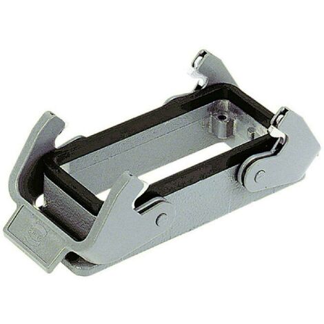 Scame custodia da incasso rettangolare fissa per connettori industriali passante 2 leve 16p 930.0160301