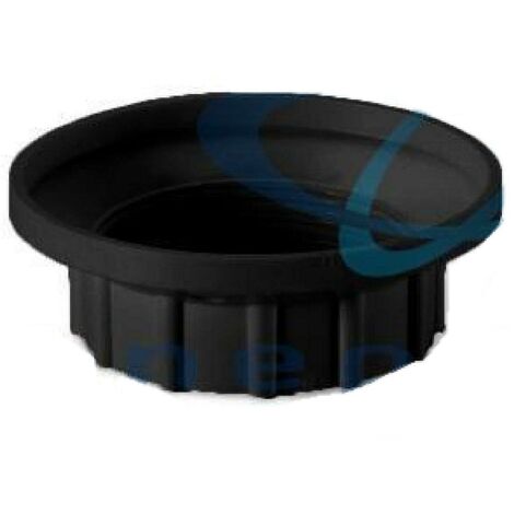 Scame fermatazza e14 nera diametro 43 x 15 mm anello fermalumen 190.31 nero