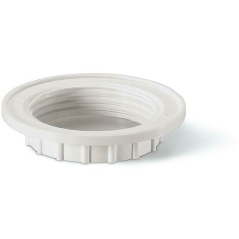 Scame fermatazza in termoplastico e27 mm58 nero portalampada con camicia filettata 190.73 n