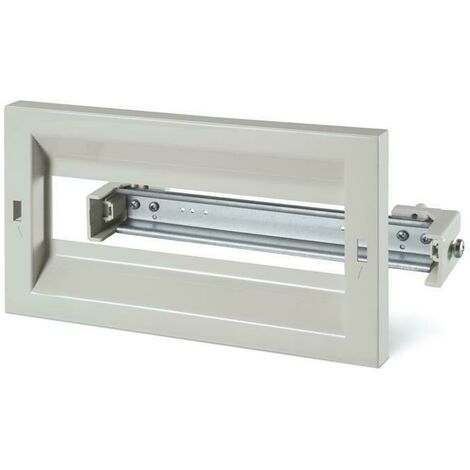 Scame pannello standart con feritoia din completo di din kit din mis. 1 12 moduli 655.32020