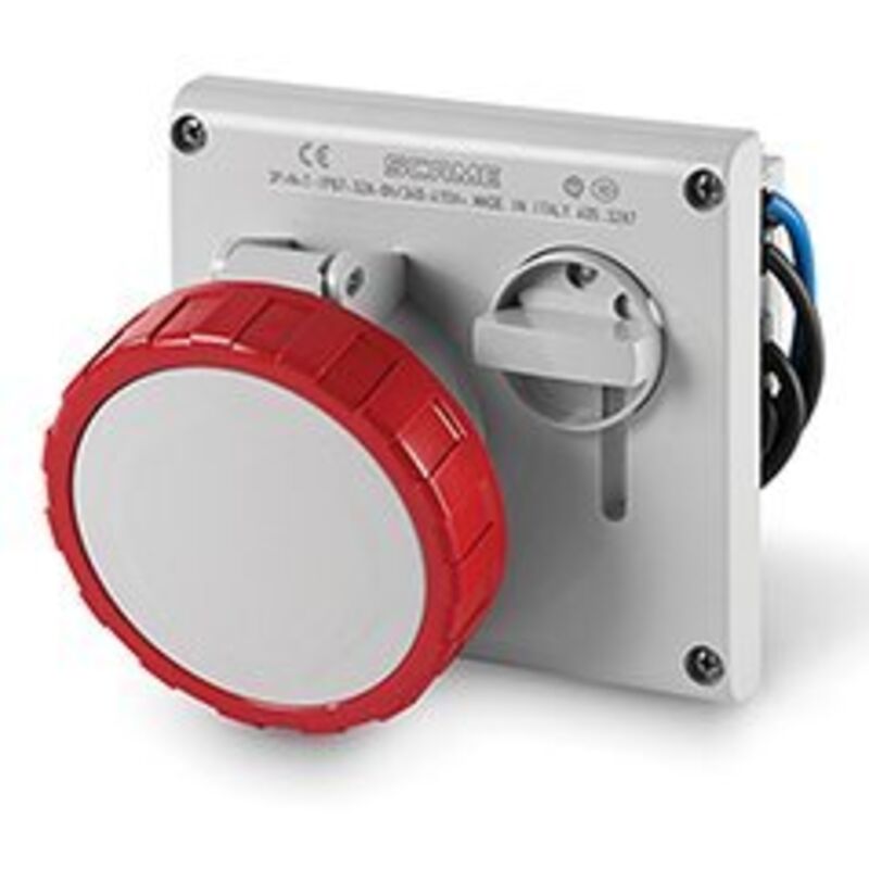 Rosi Presa Industriale Da Incasso 16A O 32A, 2P+T, 3P+T, 3P+N+T, 220V/380V, IP54/IP67 - Connettore Elettrico Robusto Per Officina