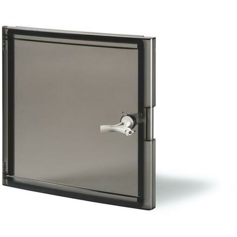 Scame porta per armadi componibili porta con finestra fume mis.1  320x370 mm 655.0012